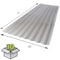 Suntuf 26 in. x 6 ft Solar Control Silver Polycarbonate Roof Panel, 10PK 400988 - alternate 6